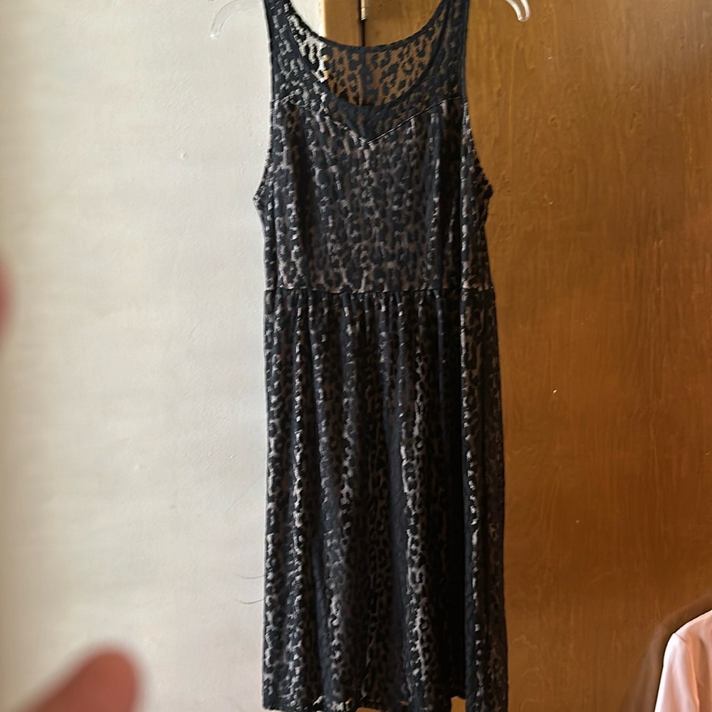 Adorable Black Lace Dress w/ Cream Slip, Lane Bryant Sz 14 Beautiful! Worn once